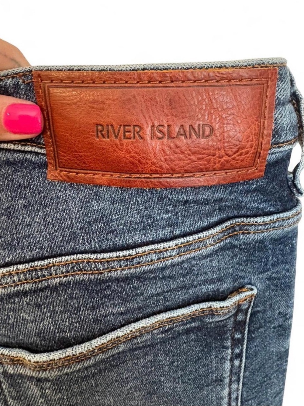 River Island Men's Indigo Skinny Jeans - Picture 5 of 5